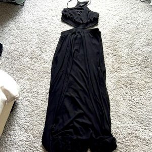 EXPRESS FLOOR LENGTH DRESS M